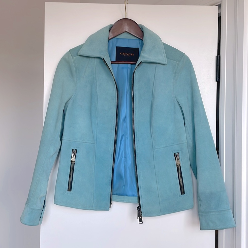 Coach suede jacket